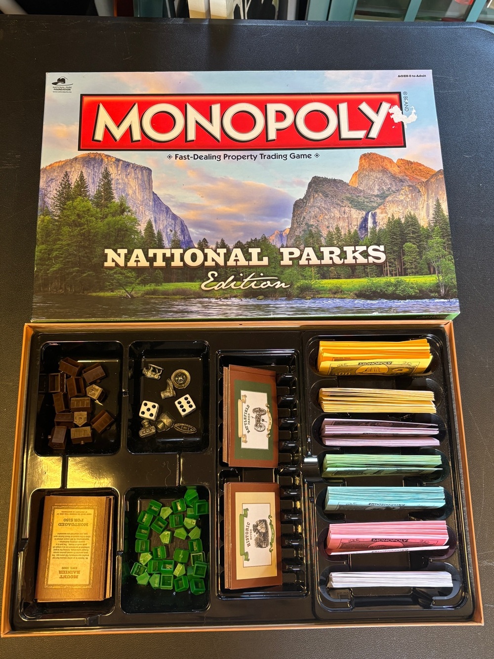 National Parks Edition Board Game by - Green & Multiple Colors